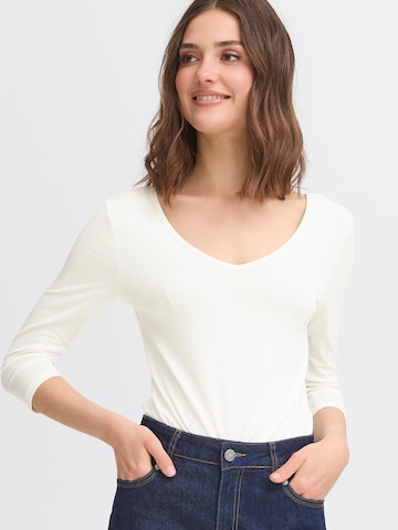 T-shirt 'FRDOTTA 1' Fransa en blanc : devant