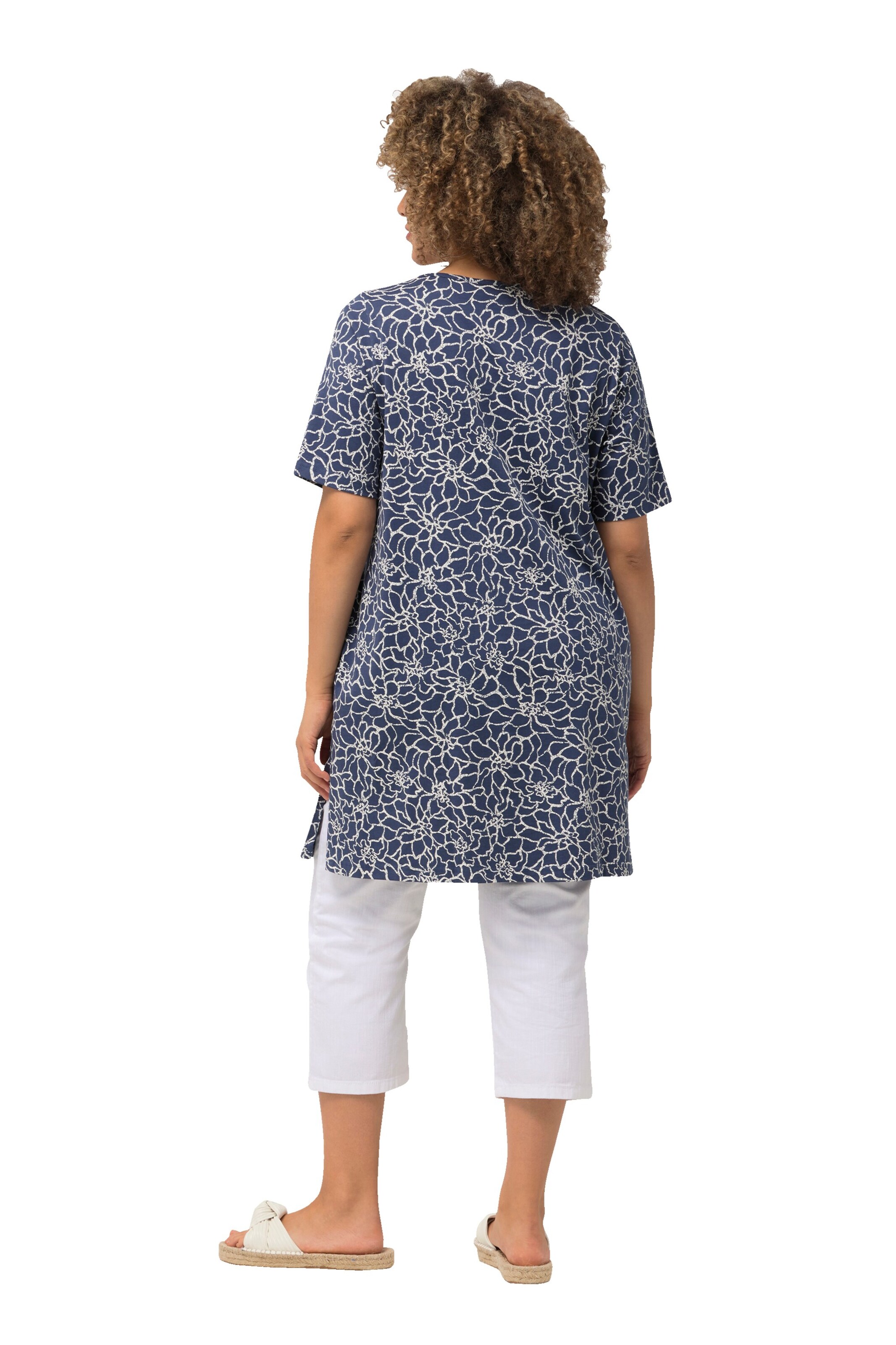 Ulla Popken Tunika - Modrá