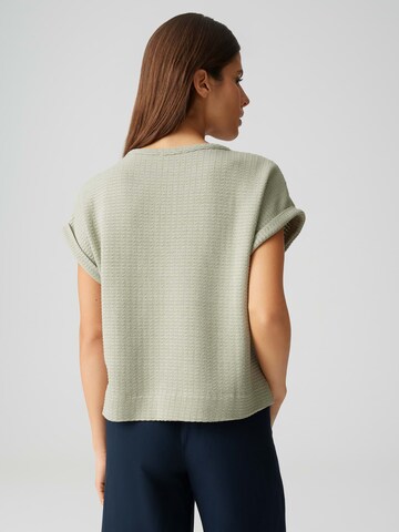 OPUS Sweater 'Sishell' in Green