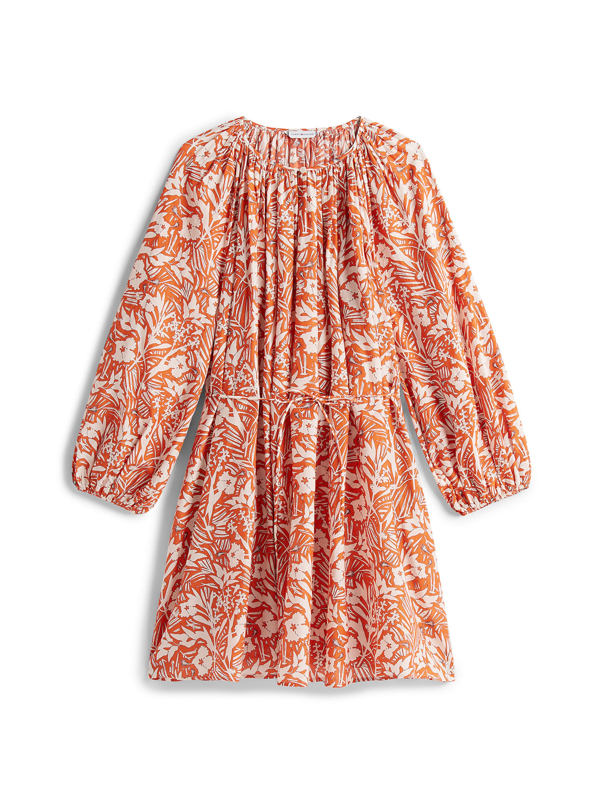 TOMMY HILFIGER Oversized dress in Orange: front