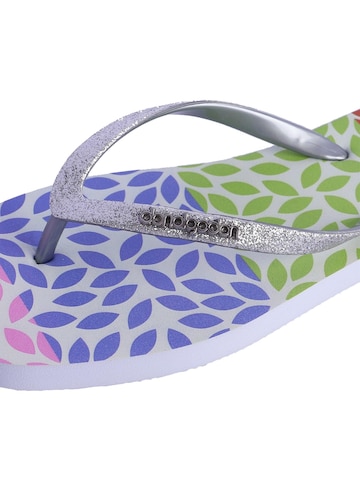 Don Algodon - Sandalias de dedo 'Chanclas' en plata