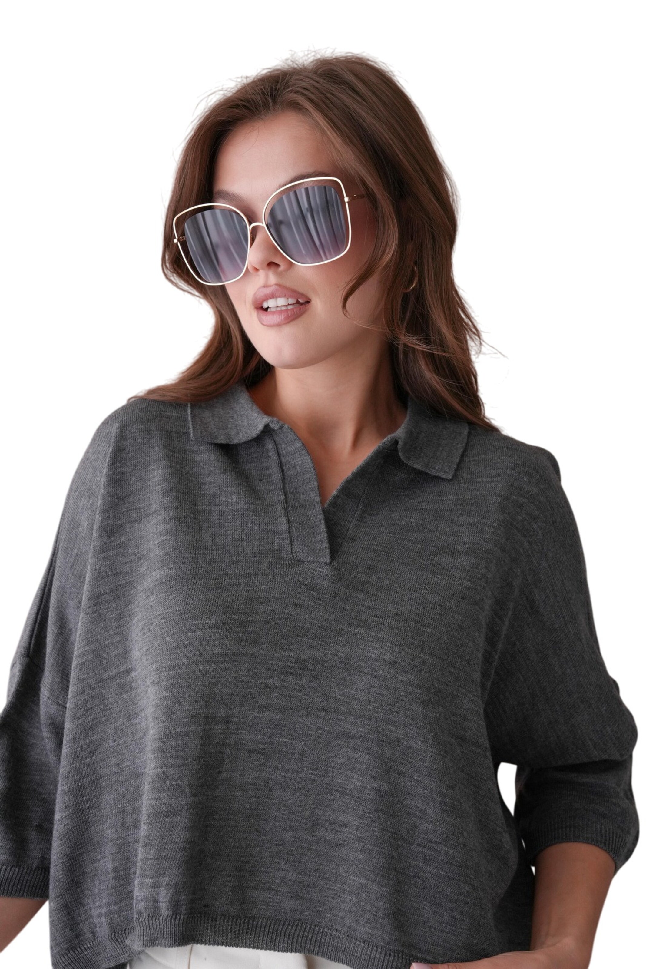 WOMAN VISION Trui in Grijs