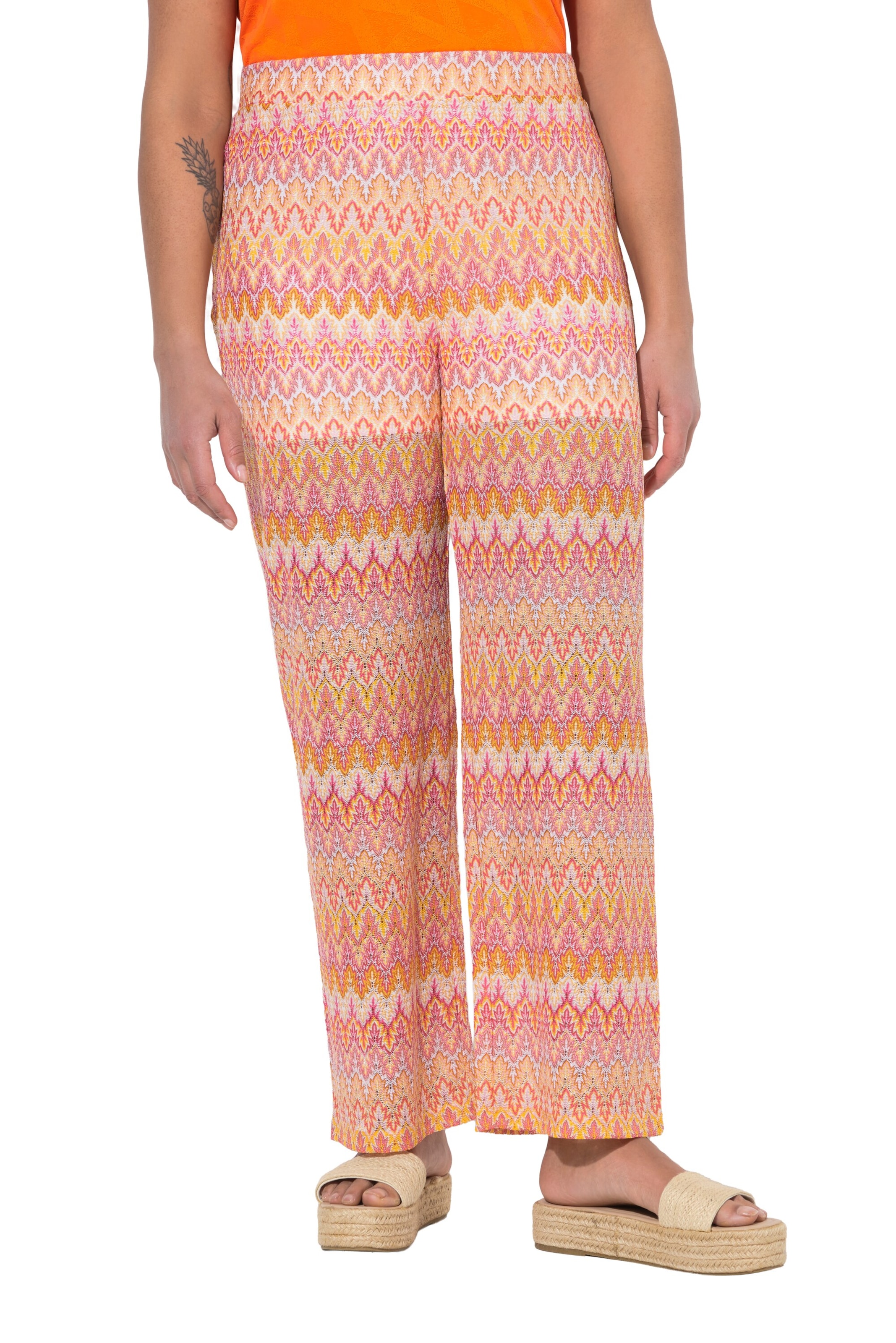 Angel of Style Wide leg Trousers in Pink: front