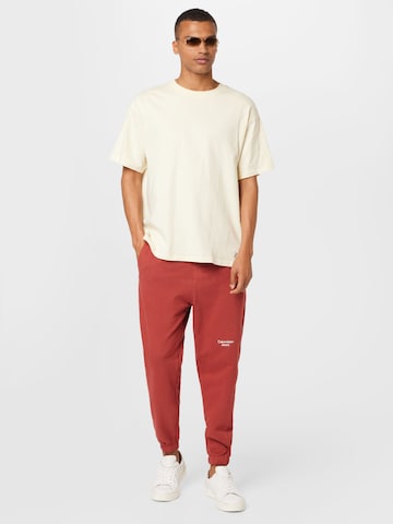 Tapered Pantaloni di Calvin Klein Jeans in marrone