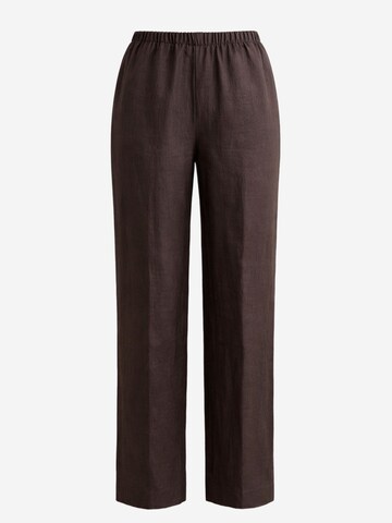Regular Pantalon Il Lanificio en marron : devant