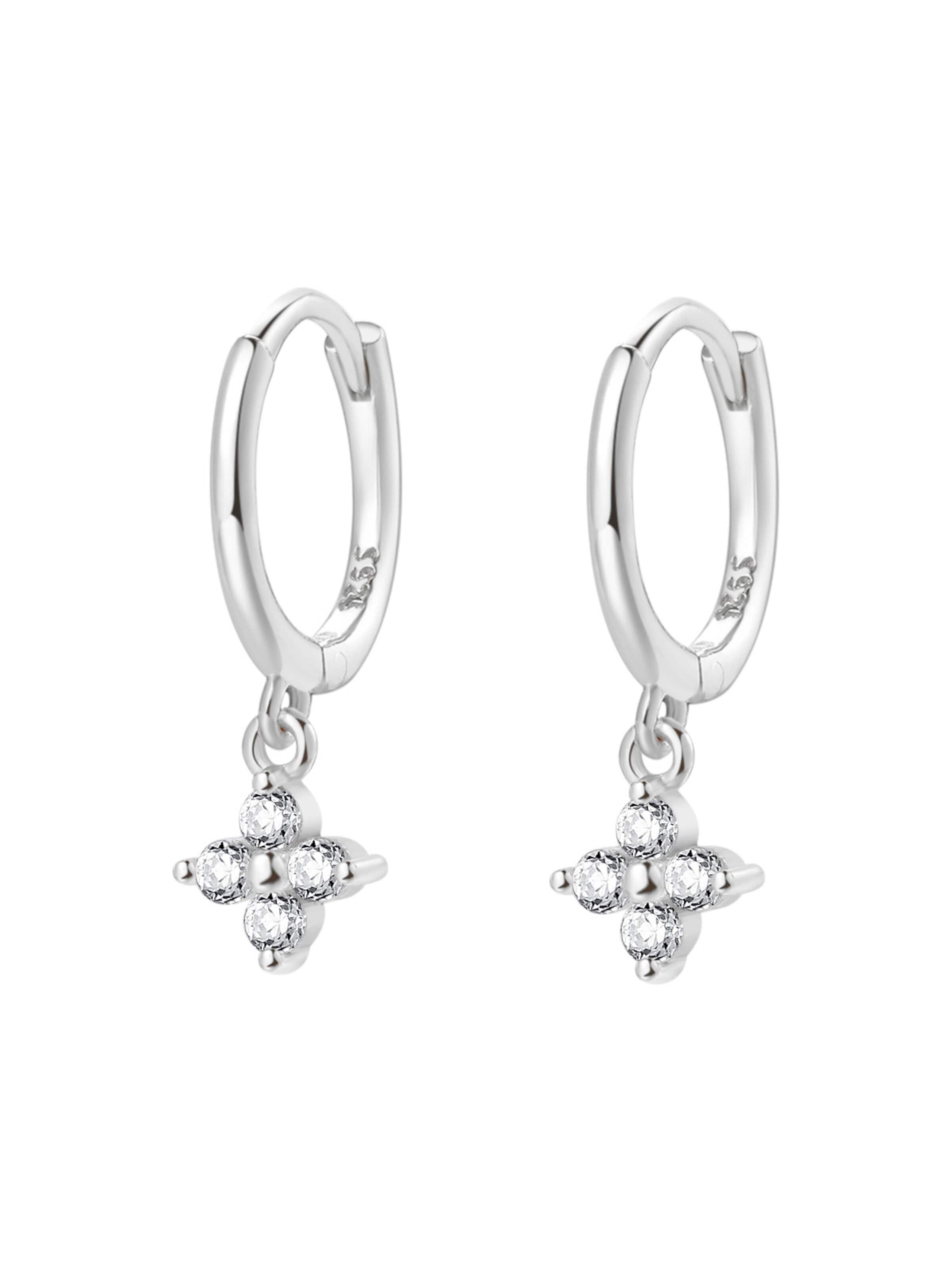 Hey Happiness Earrings 'Floré' in Silver