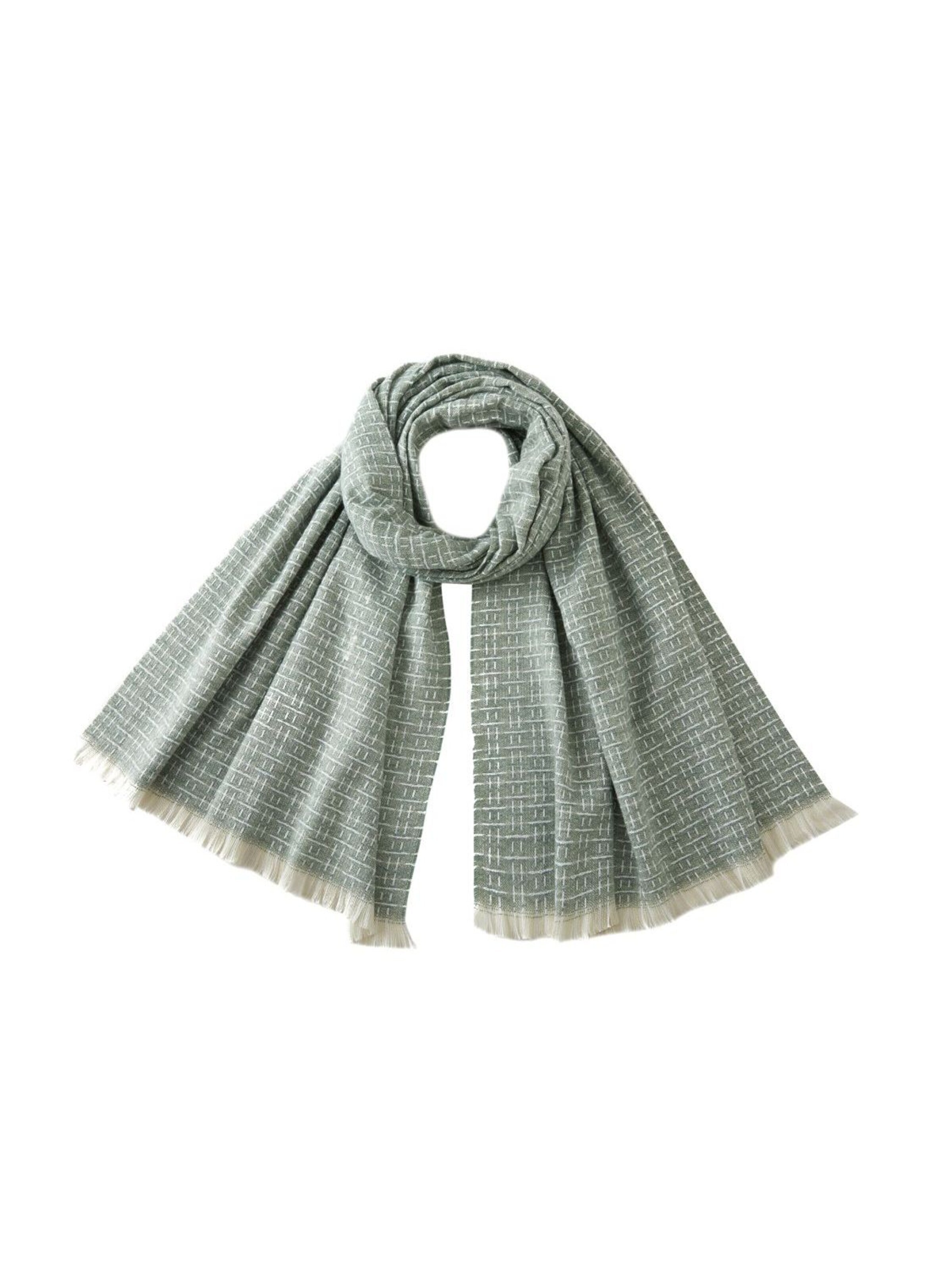 alberto cabale Scarf 'SERENA' in Green: front