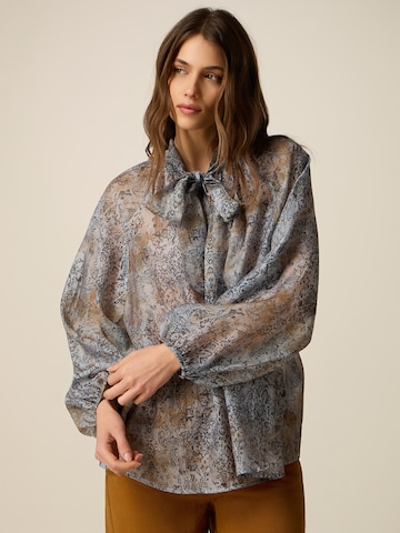 oltre Blouse in Blauw