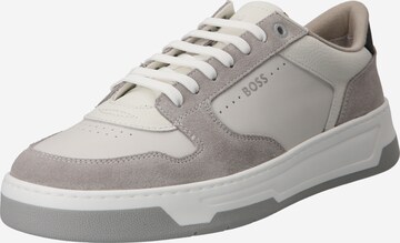 BOSS Sneakers in White: front