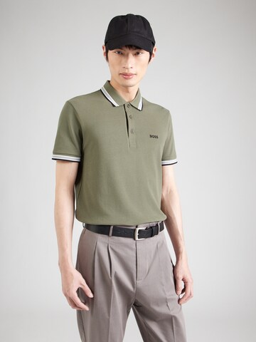 T-Shirt 'Paddy' BOSS en vert : devant