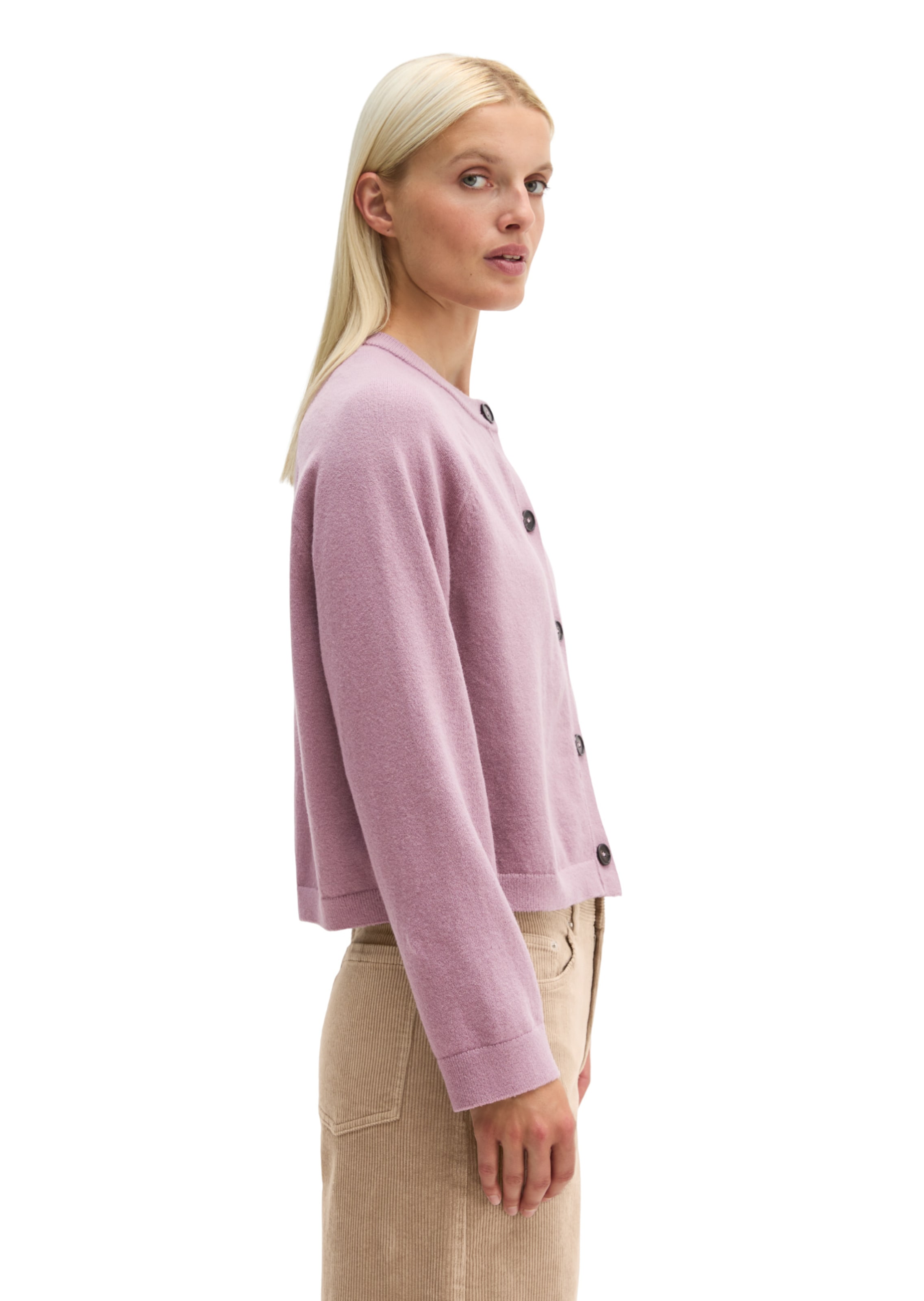 Marc O'Polo Gebreid vest in Lila
