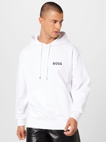 BOSS Sweatshirt 'Sullivan' in White: front