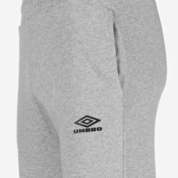 UMBRO Slim fit Workout Pants 'Diamond Skinny' in Grey