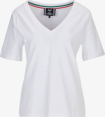 T-shirt 'Baila' 19V69 ITALIA en blanc : devant