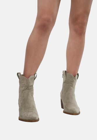 Elara Cowboystiefel in Grün