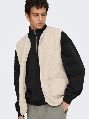 Only & Sons Vest 'ONSTony' i grå