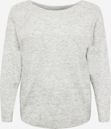 Vero Moda Curve Sweater 'KATIE' in Grey: front