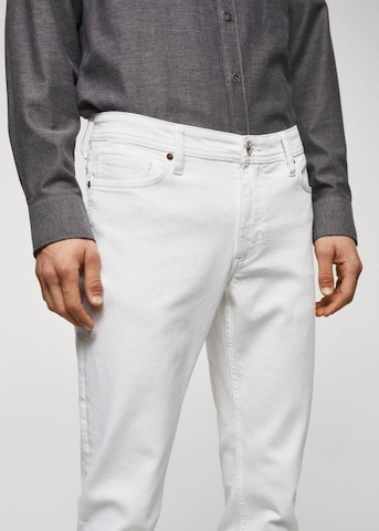 MANGO MAN Slim fit Jeans 'Jan' in White