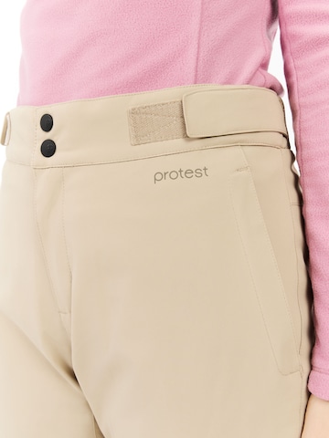 PROTEST Slim fit Workout Pants 'PRTVoleta' in Brown