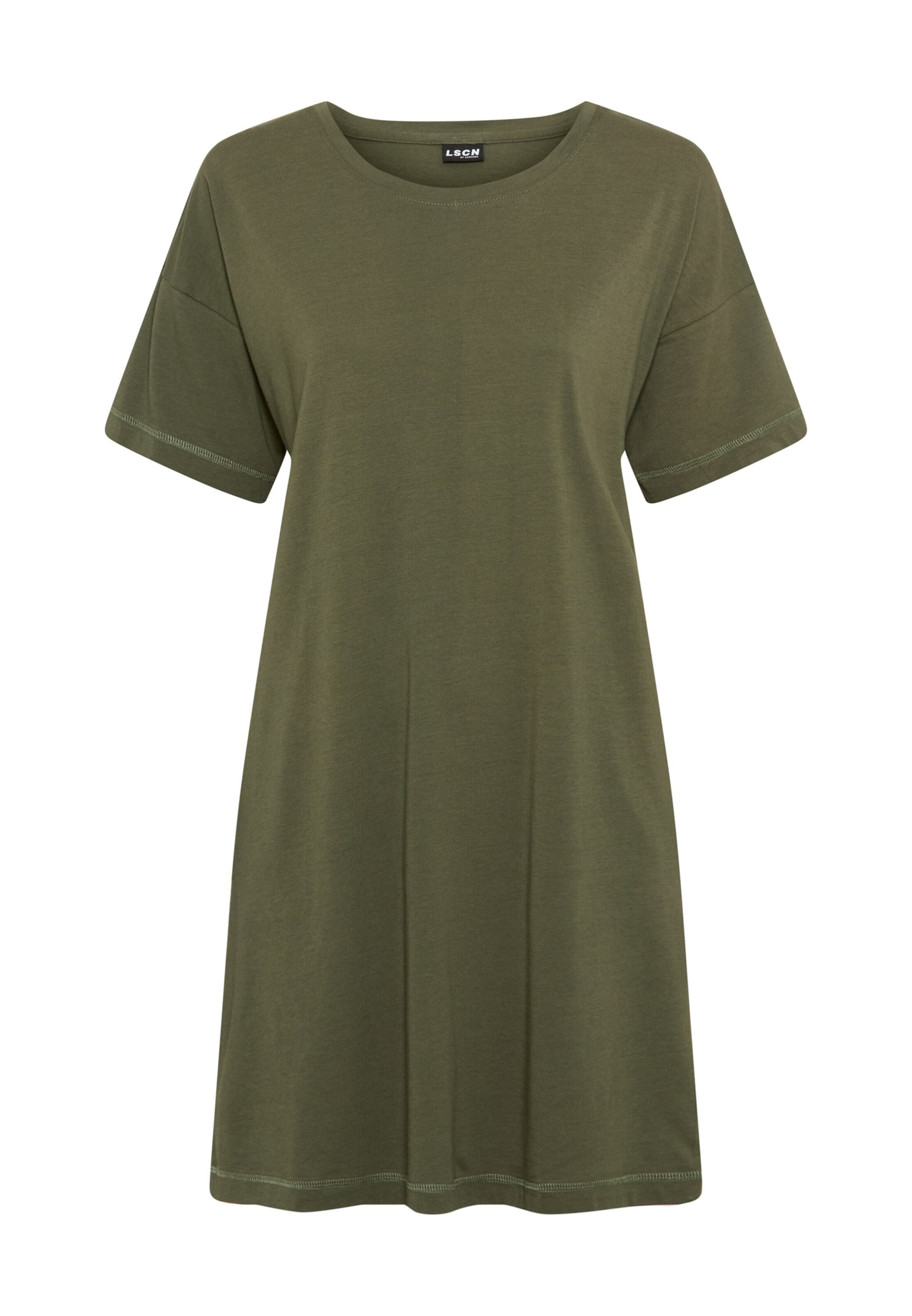 Chemise de nuit LSCN by LASCANA en vert : devant