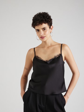 NLY by Nelly Top in Black: front