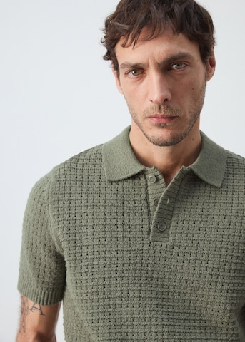 MANGO MAN Paita 'Samos' värissä vihreä