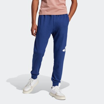 Tapered Pantaloni sportivi di ADIDAS SPORTSWEAR in blu: frontale