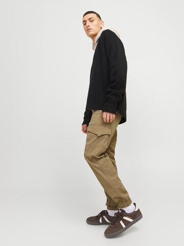 JACK & JONES Slimfit Bojówki 'JJIPaul JJFlake' w kolorze brązowy