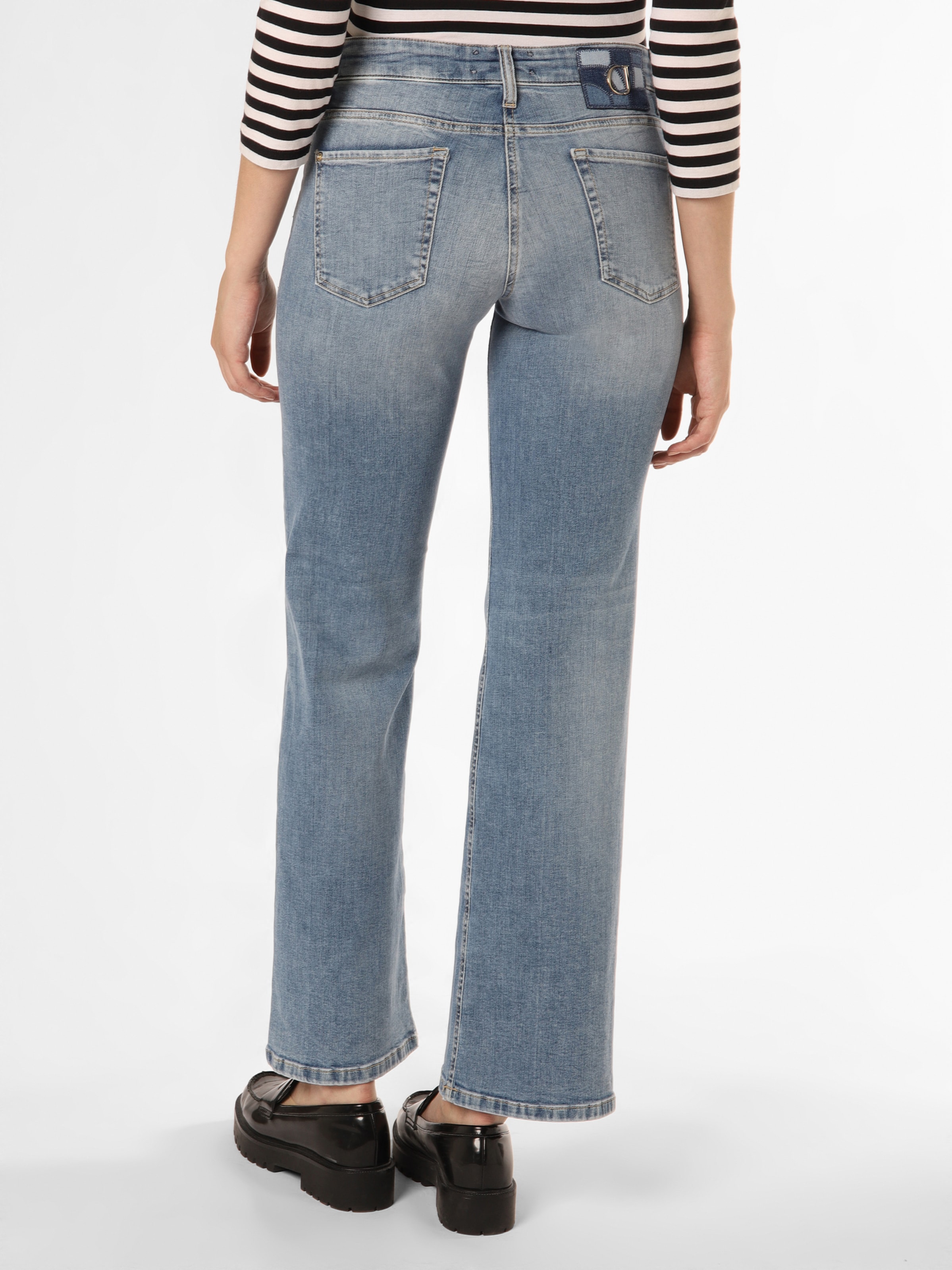 Cambio Wide leg Jeans Tess in Blue Light Blue ABOUT YOU