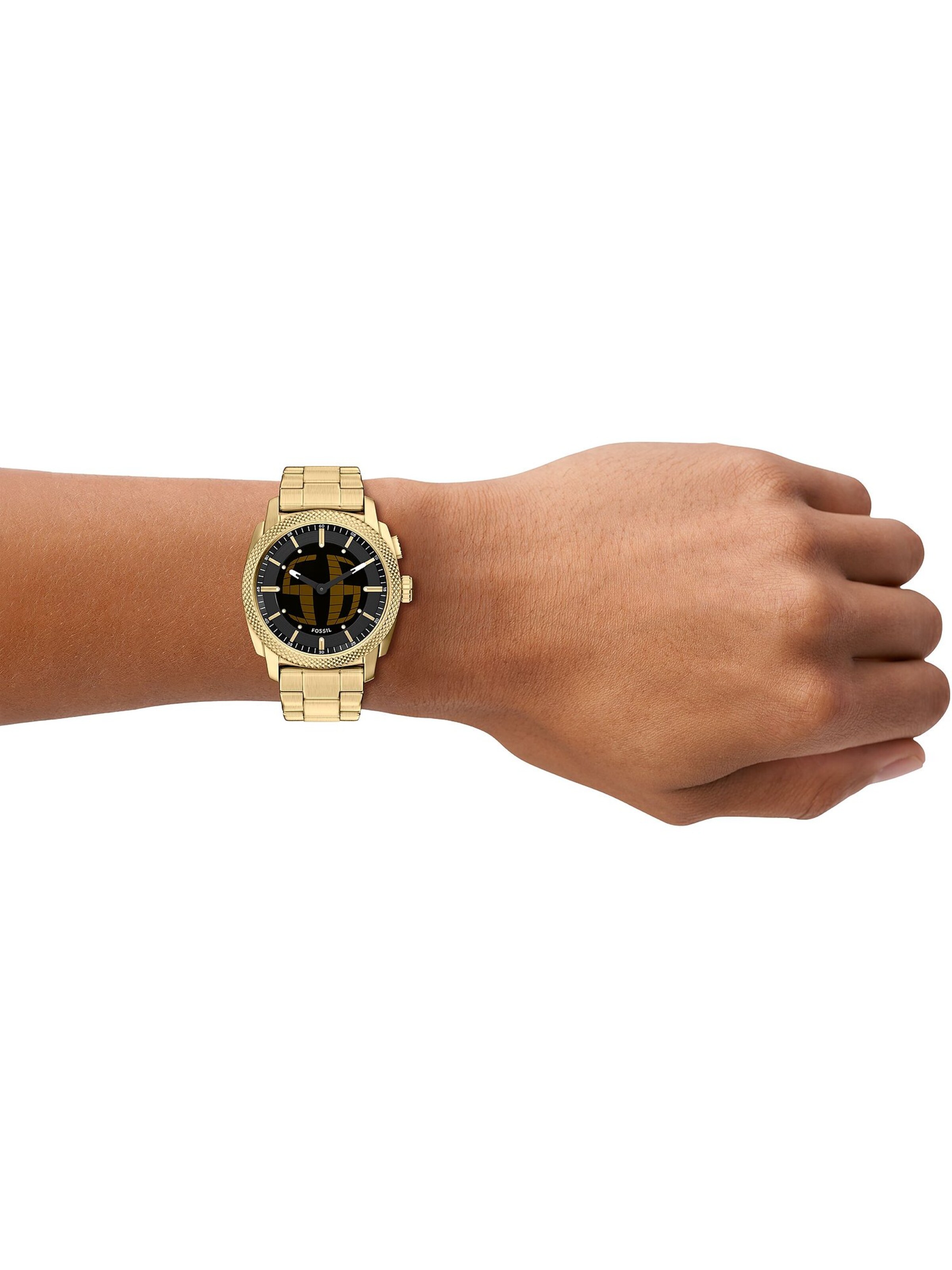 FOSSIL Analoguhr in Gold: Vorderseite