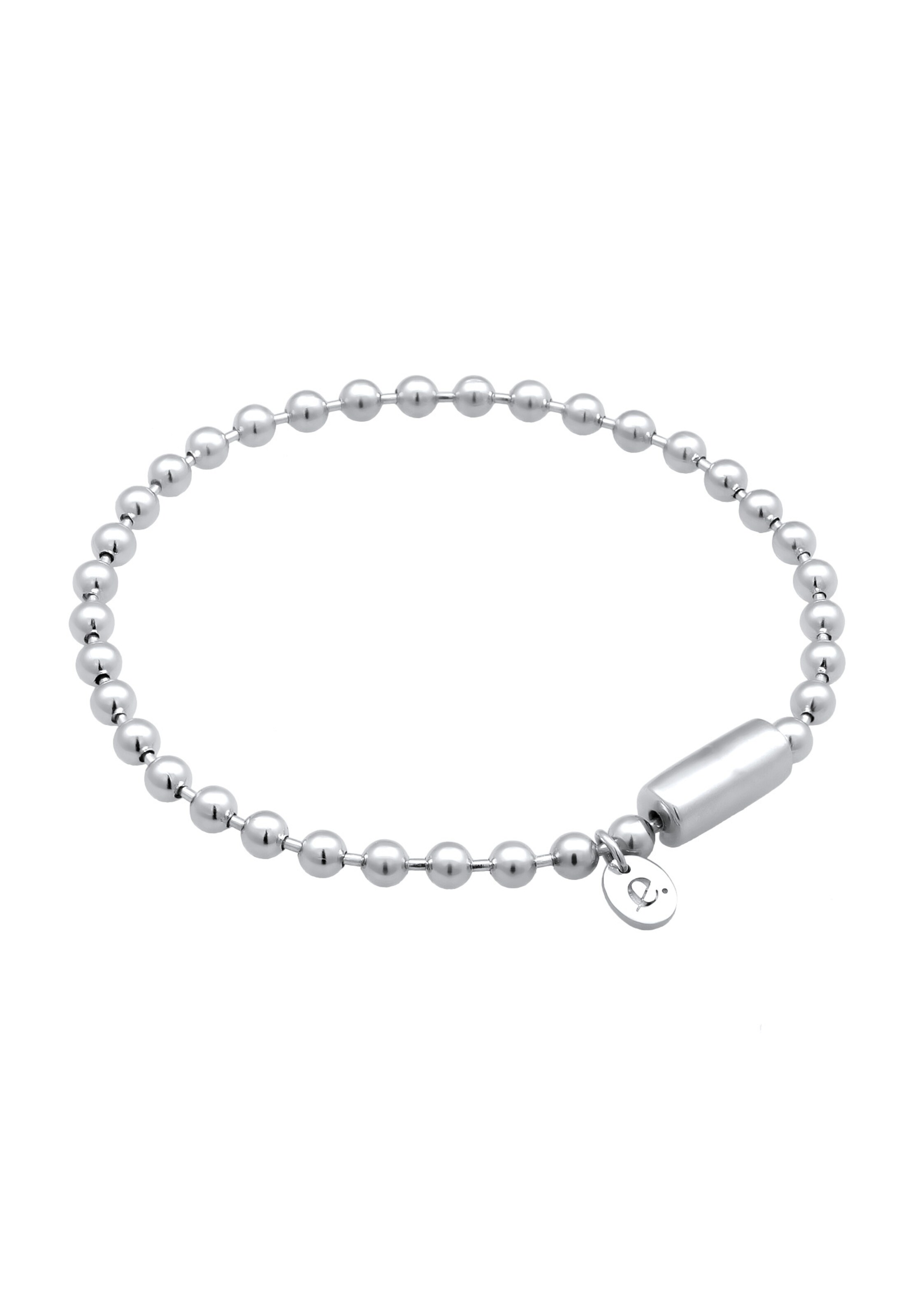 ELLI PREMIUM Armband Kugelkette in Silber: Vorderseite