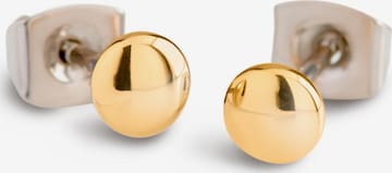 Boccia Titanium Earrings in Gold: front