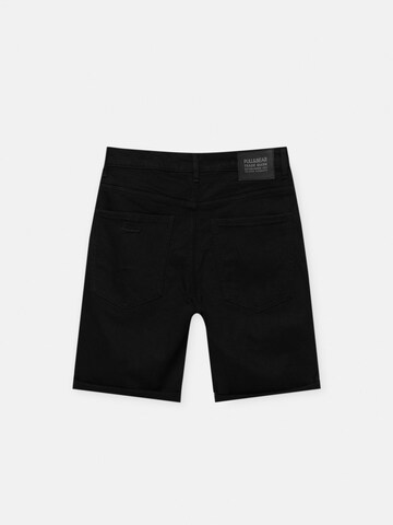 Pull&Bear Regular Shorts in Schwarz