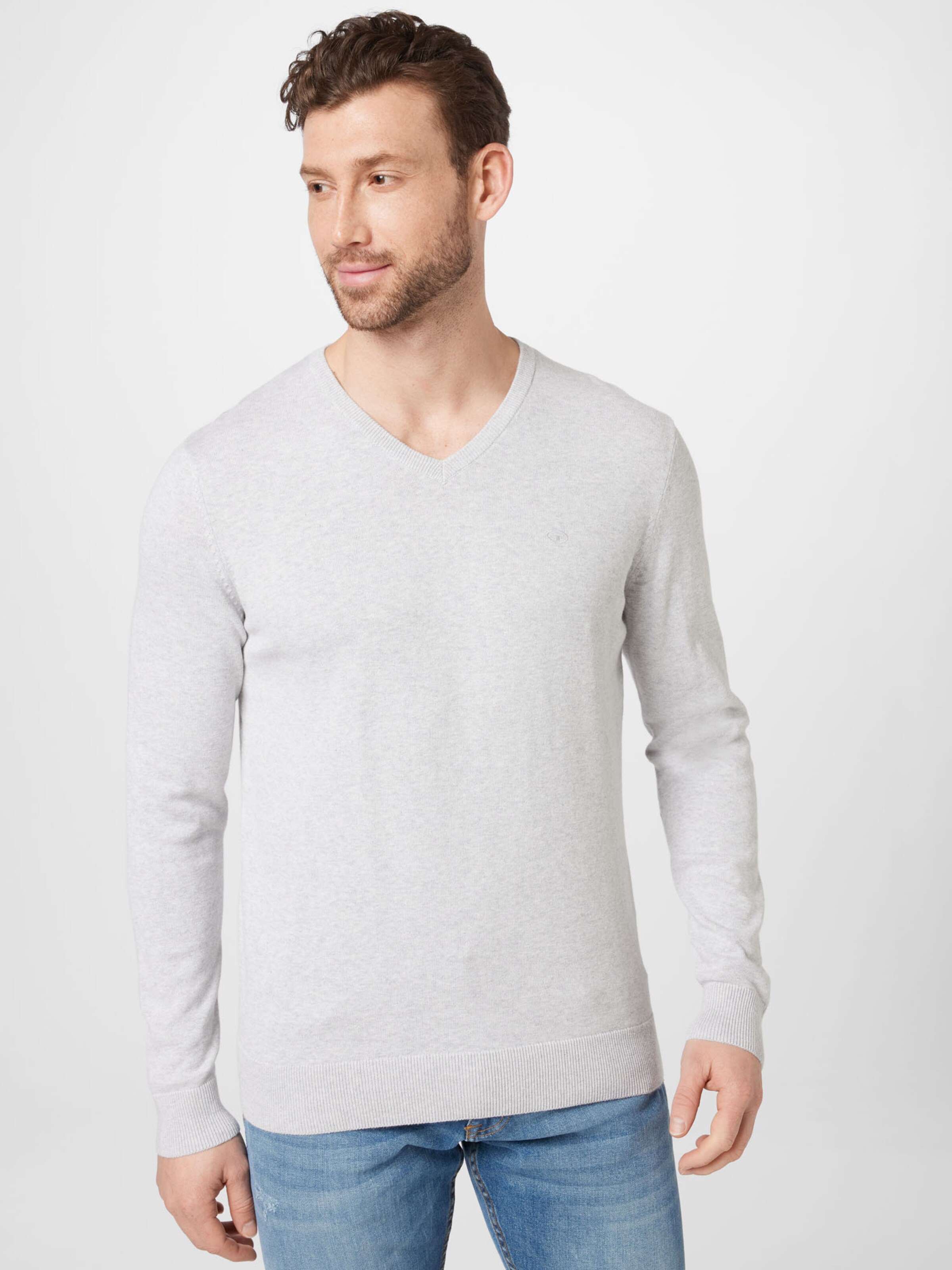 Männer Pullover & Strick TOM TAILOR Pullover in Hellgrau - GB30515 Männer Pullover & Strick TOM TAILOR Pullover in Hellgrau - GB30515