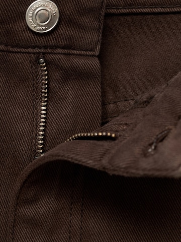 Wide Leg Jean 'CHARLOT' MANGO en marron