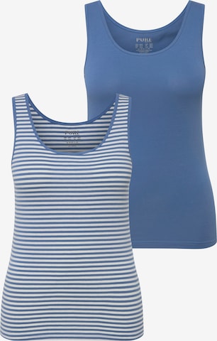 Ulla Popken Undershirt in Blue: front