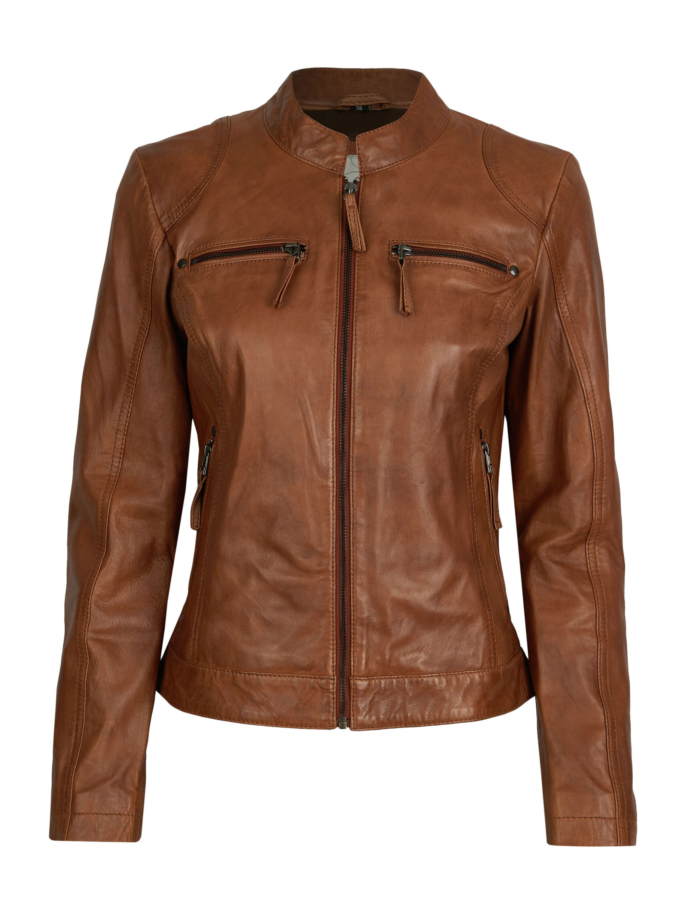 7ELEVEN Übergangsjacke 'SEMilana' in Braun: Vorderseite