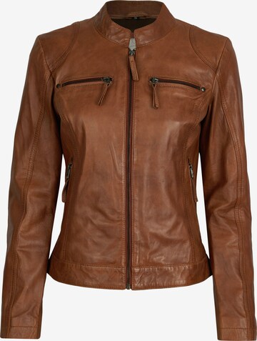 7ELEVEN Between-Season Jacket 'Milana' in Brown: front