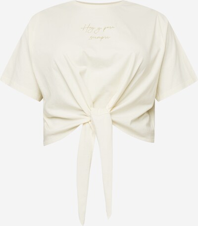 Guido Maria Kretschmer Curvy Collection T-shirt 'Sierra' en blanc, Vue avec produit