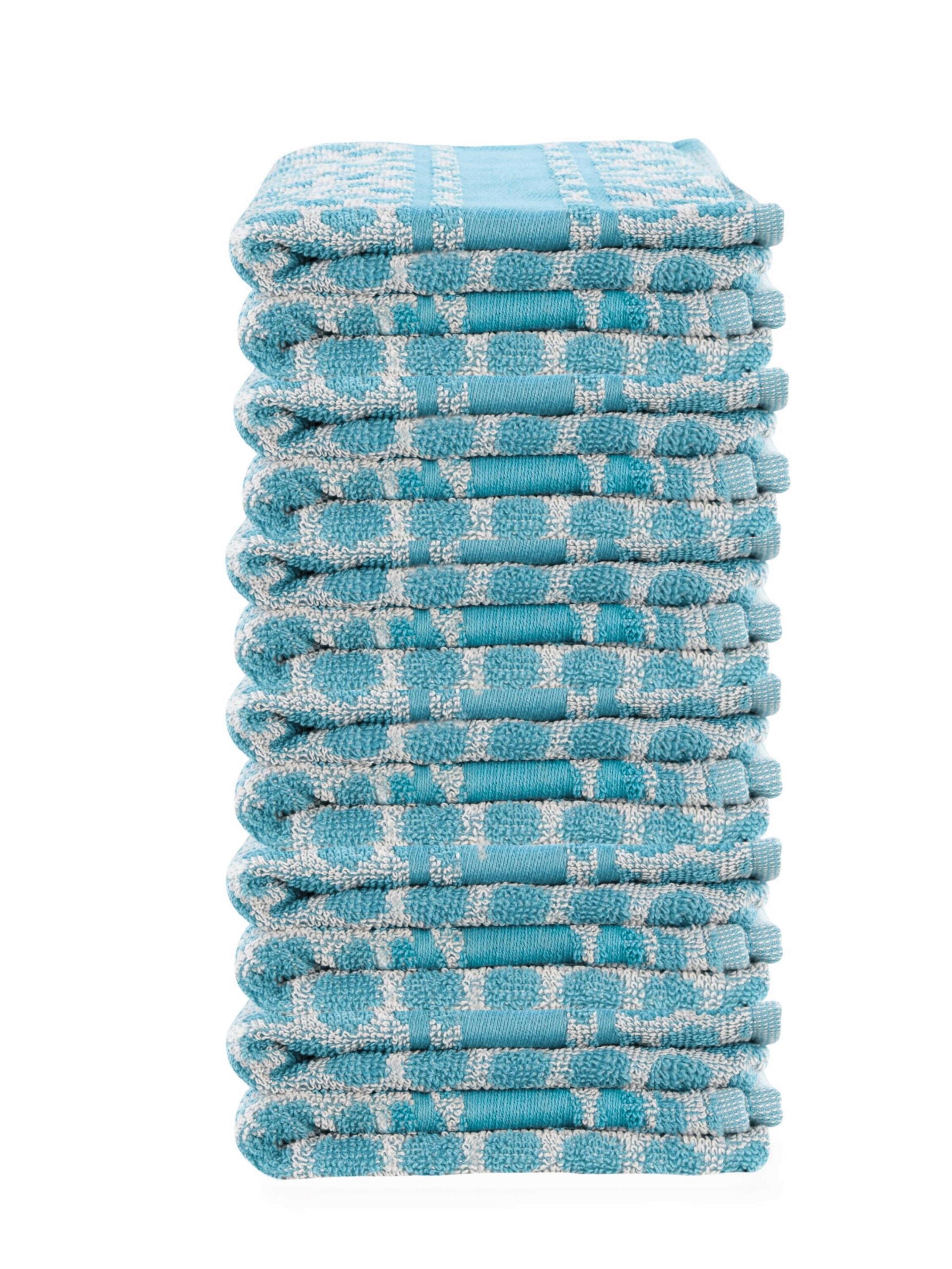 Aspero Vaatdoek in Blauw: voorkant
