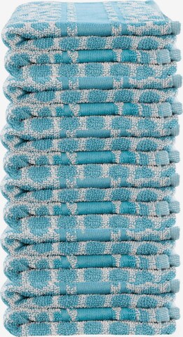 Aspero Dishcloth in Blue: front