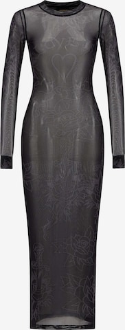 Ed HardyHaljina 'Love Is Mystery' - crna boja: prednji dio