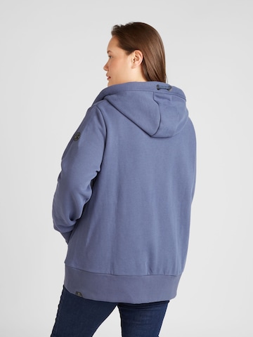 Ragwear Plus Zip-Up Hoodie 'NESKA' in Blue