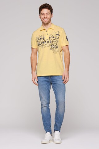 CAMP DAVID Poloshirt in Gelb