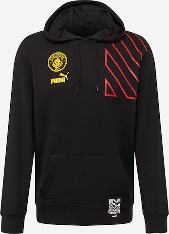 PUMA Athletic Sweatshirt 'Manchester City F.C.' in Black: front