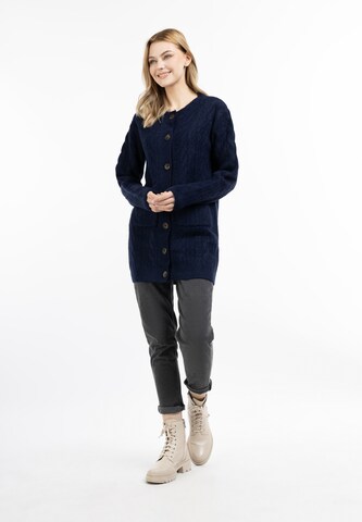 DreiMaster Vintage Knit cardigan 'Zitha' in Blue