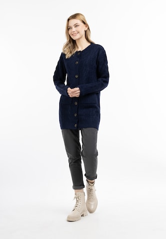 DreiMaster Vintage Knit cardigan 'Zitha' in Blue