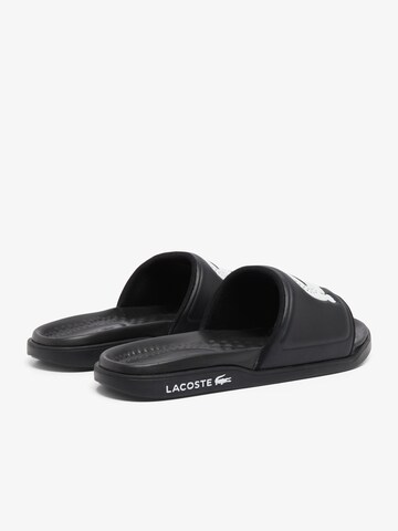 LACOSTE Beach & Pool Shoes 'Serve Slide' in Black