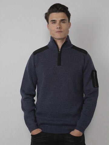 Petrol Industries Sweater in Blue: front