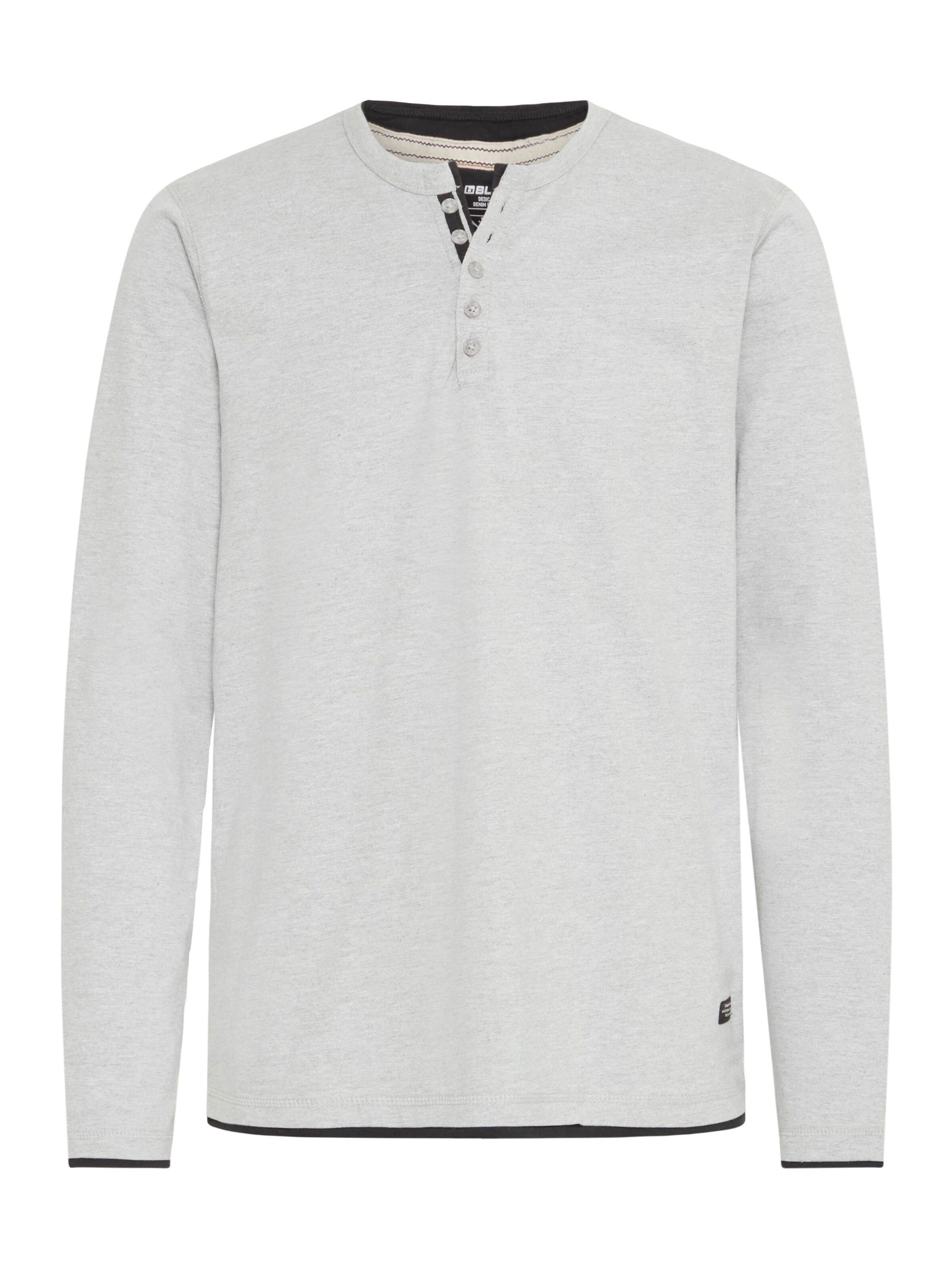 BLEND Shirt in Grijs: voorkant